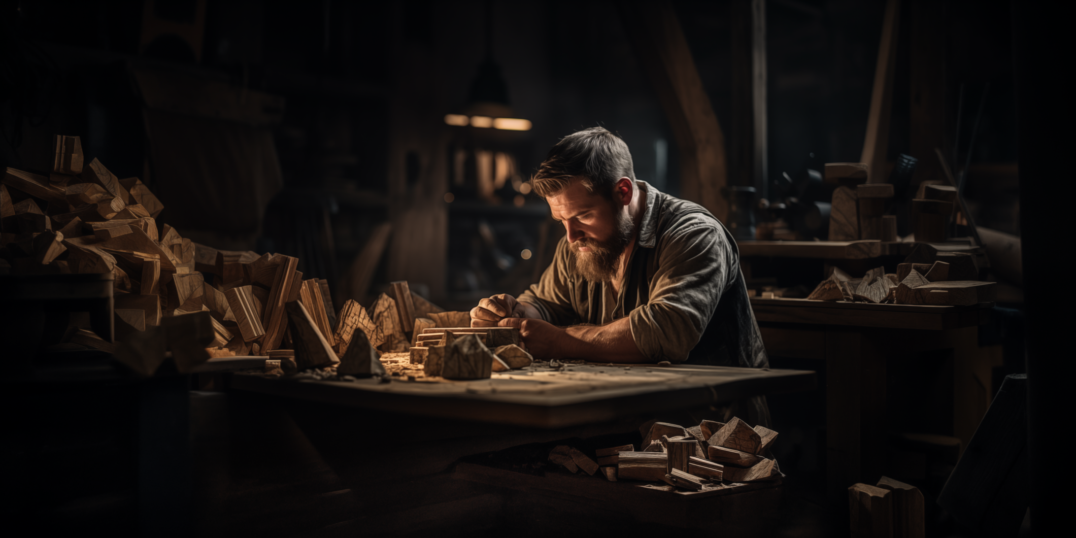 Vad jag ser när jag jobbar på HP Campus En man som snickrar på en träbit